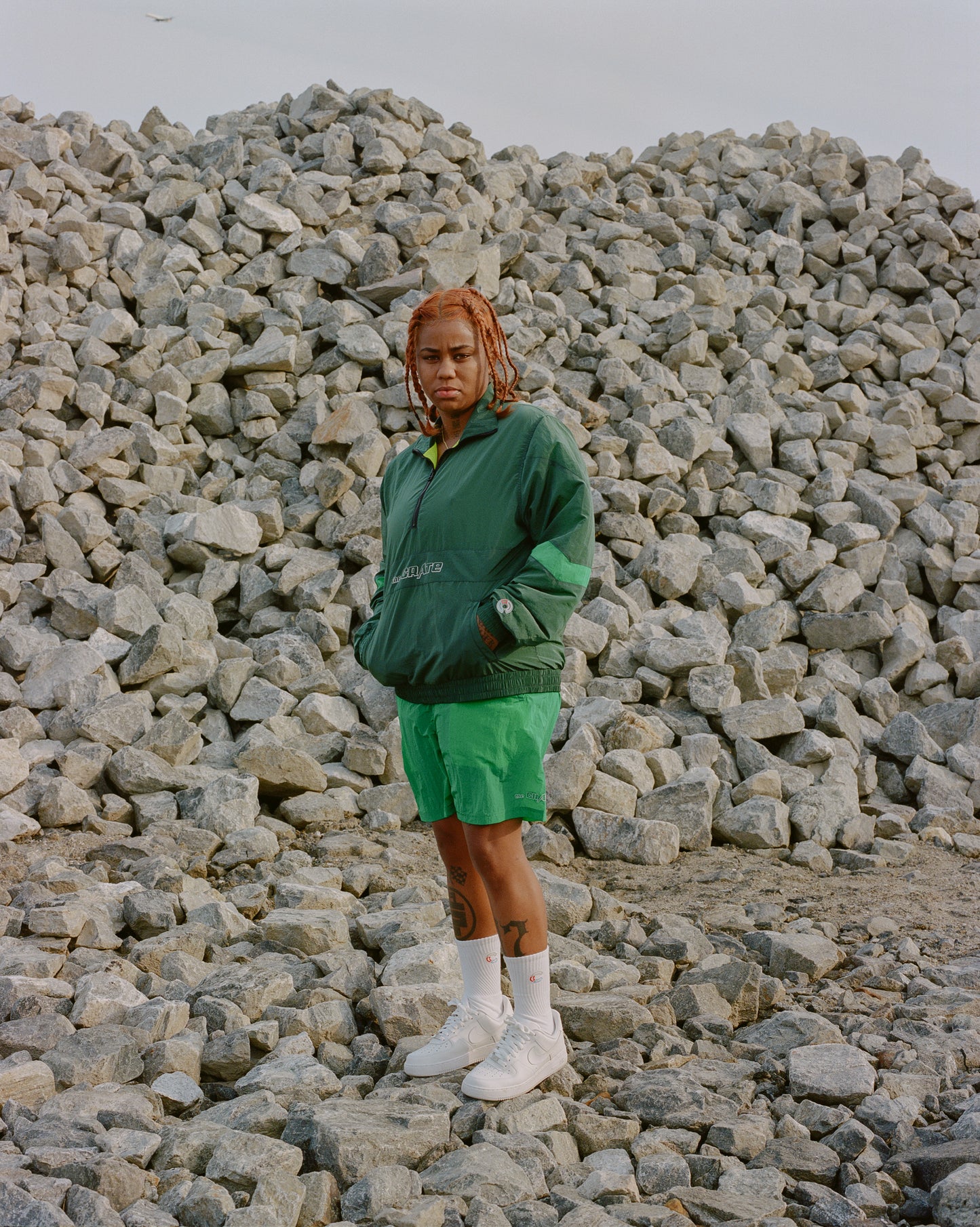 the CRATE Sport Shorts Kelly Green