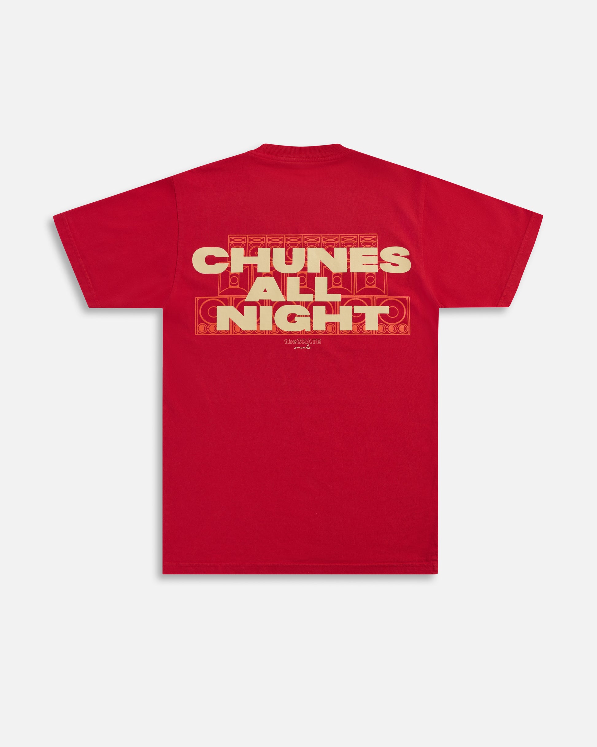 the CRATE Sounds T-shirt Red