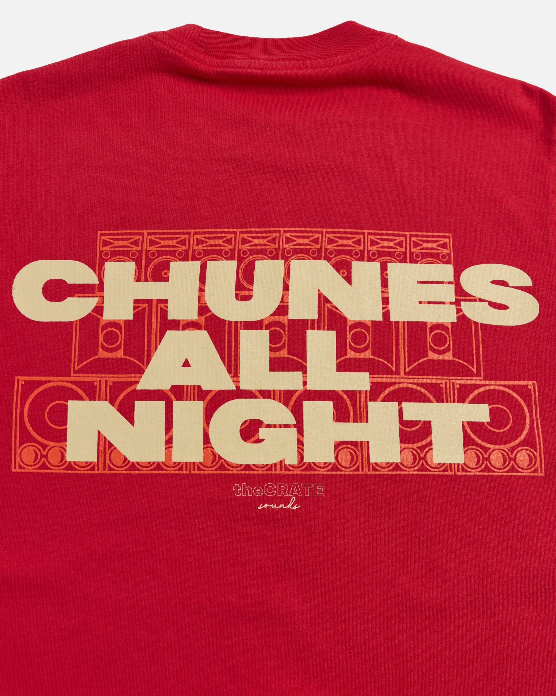 the CRATE Sounds T-shirt Red