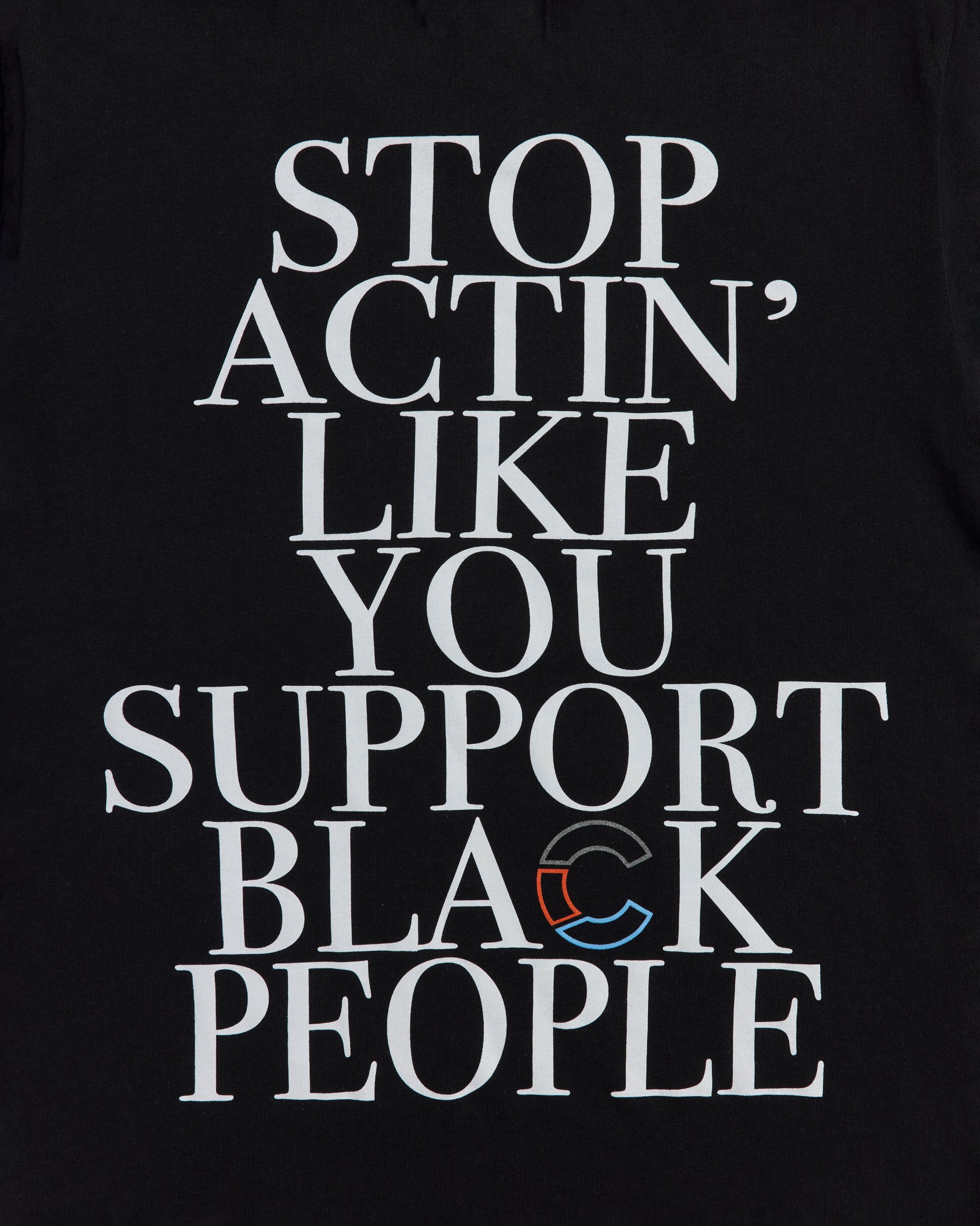 Stop Actin T-shirt Black