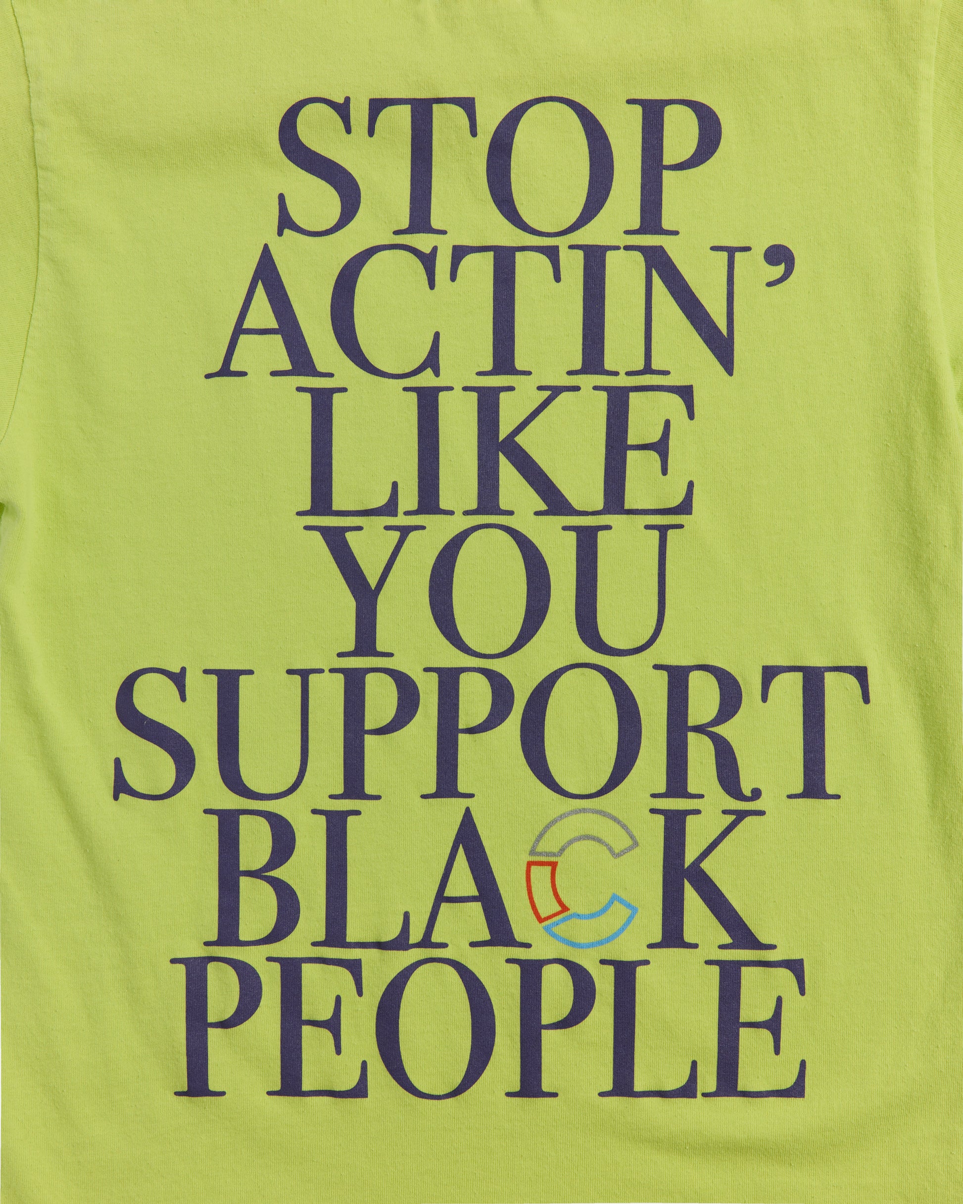 Stop Actin T-shirt Neon