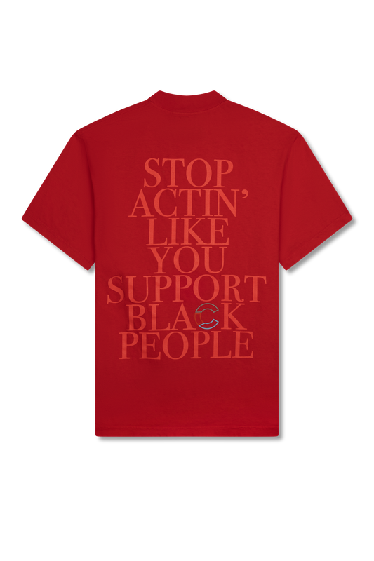 Support T-shirt Vintage Red
