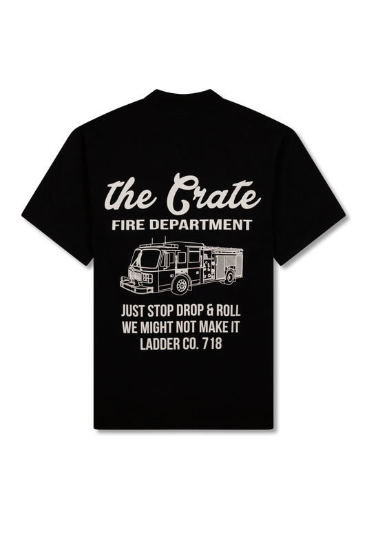 Fire Department T-shirt Black