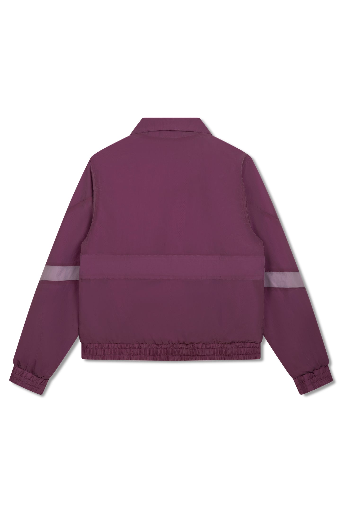 Half Zip Windbreaker Jacket Purple