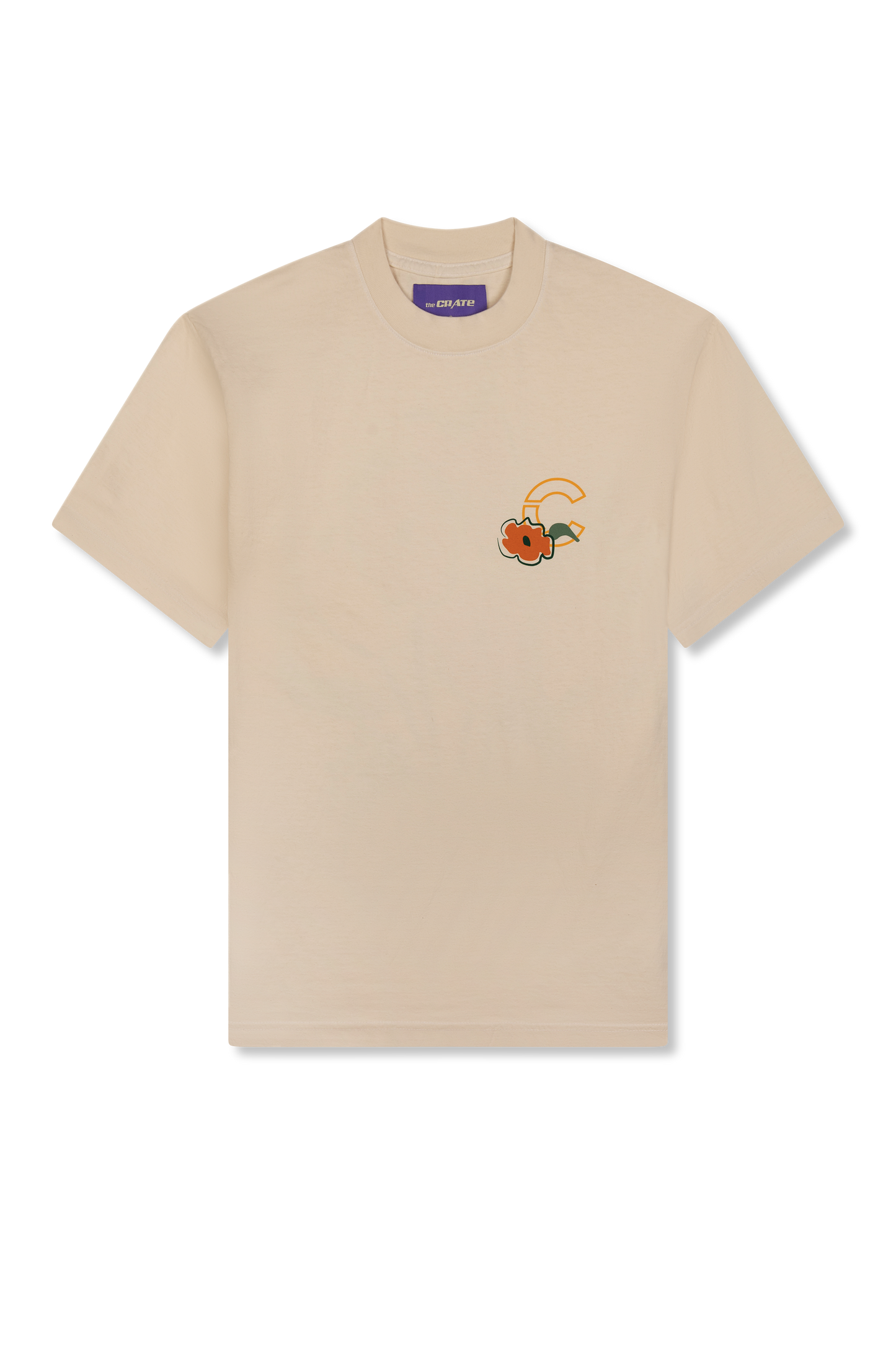 the CRATE Floral T-shirt Cream