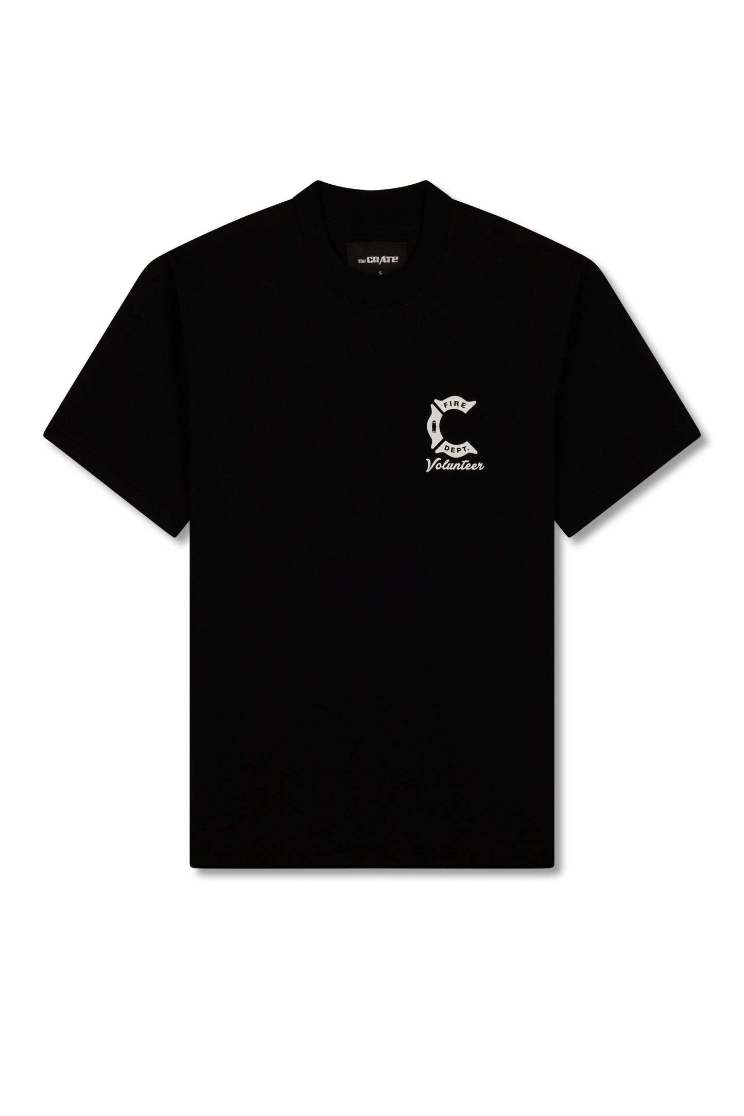 the CRATE Fire Department T-shirt Black