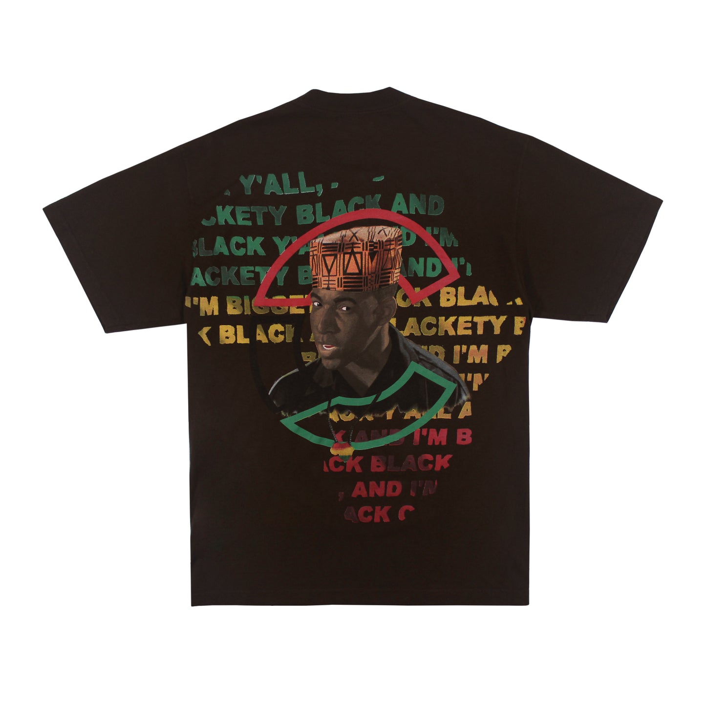 the CRATE I'm Black Y'all T-Shirt Brown