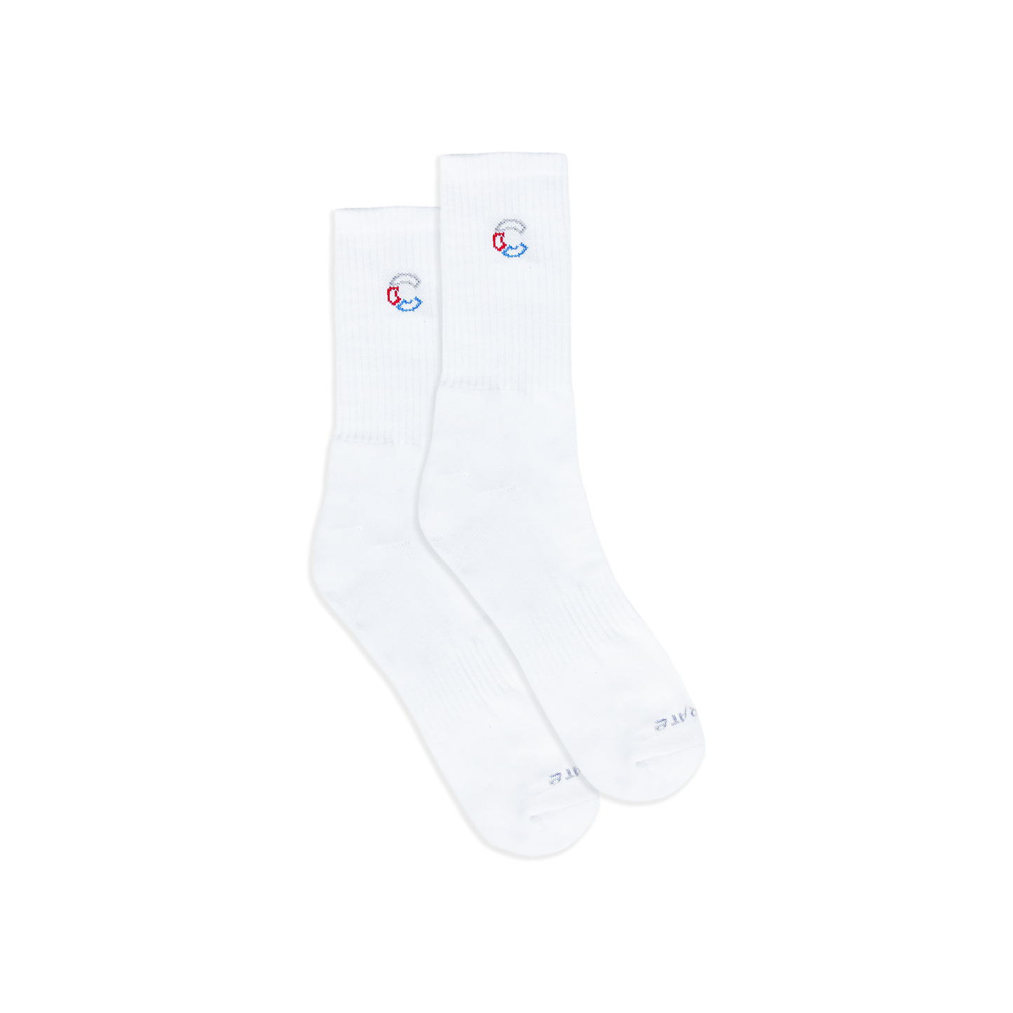 the CRATE C logo Socks White