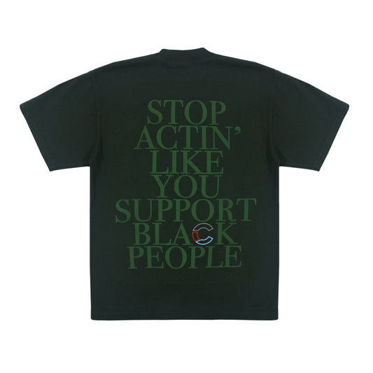 Support T-shirt Forest Green