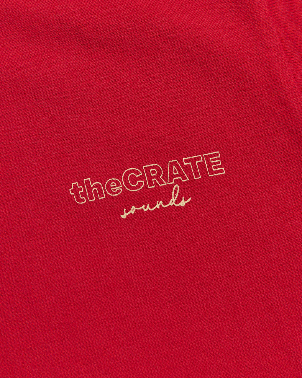 the CRATE Sounds T-shirt Red