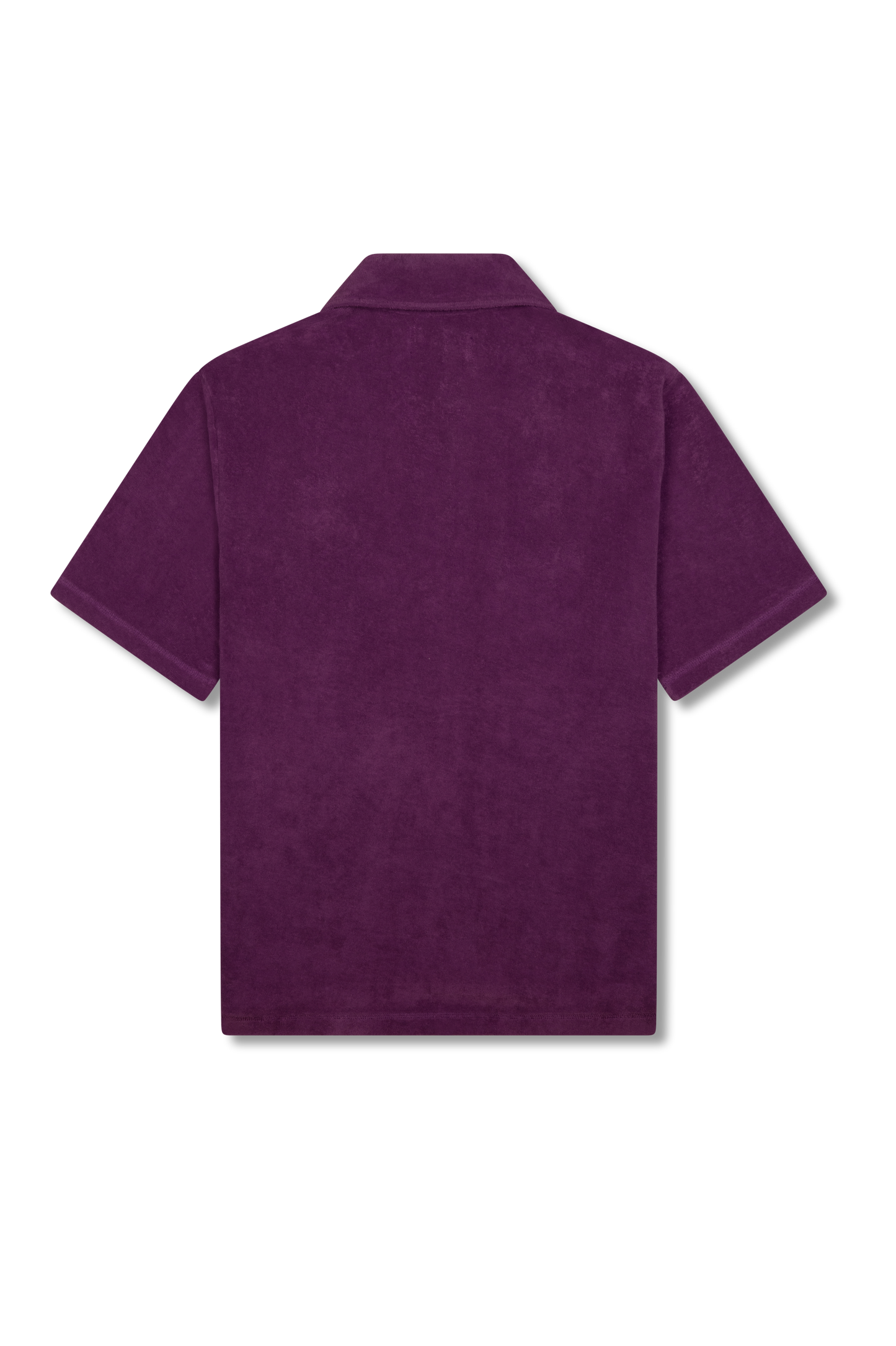 the CRATE Terry Cloth Polo Purple