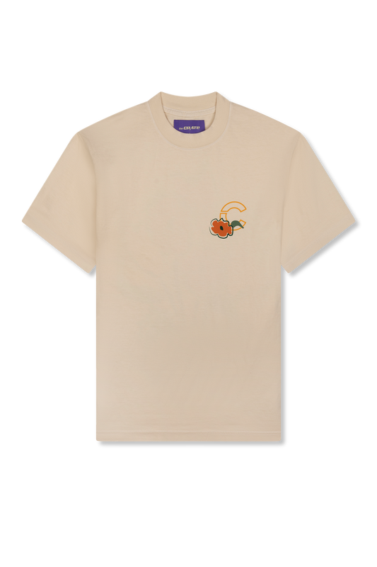 Floral T-shirt Cream