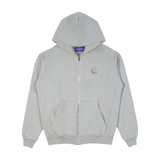 Classic C Zip Up Silver