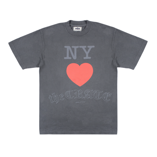 the CRATE NY T-shirt Charcoal
