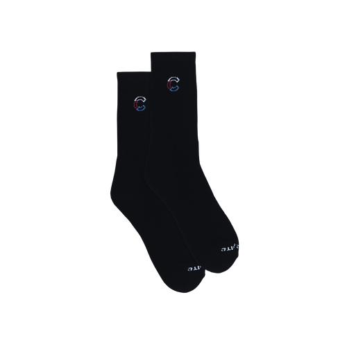 C logo Socks Black