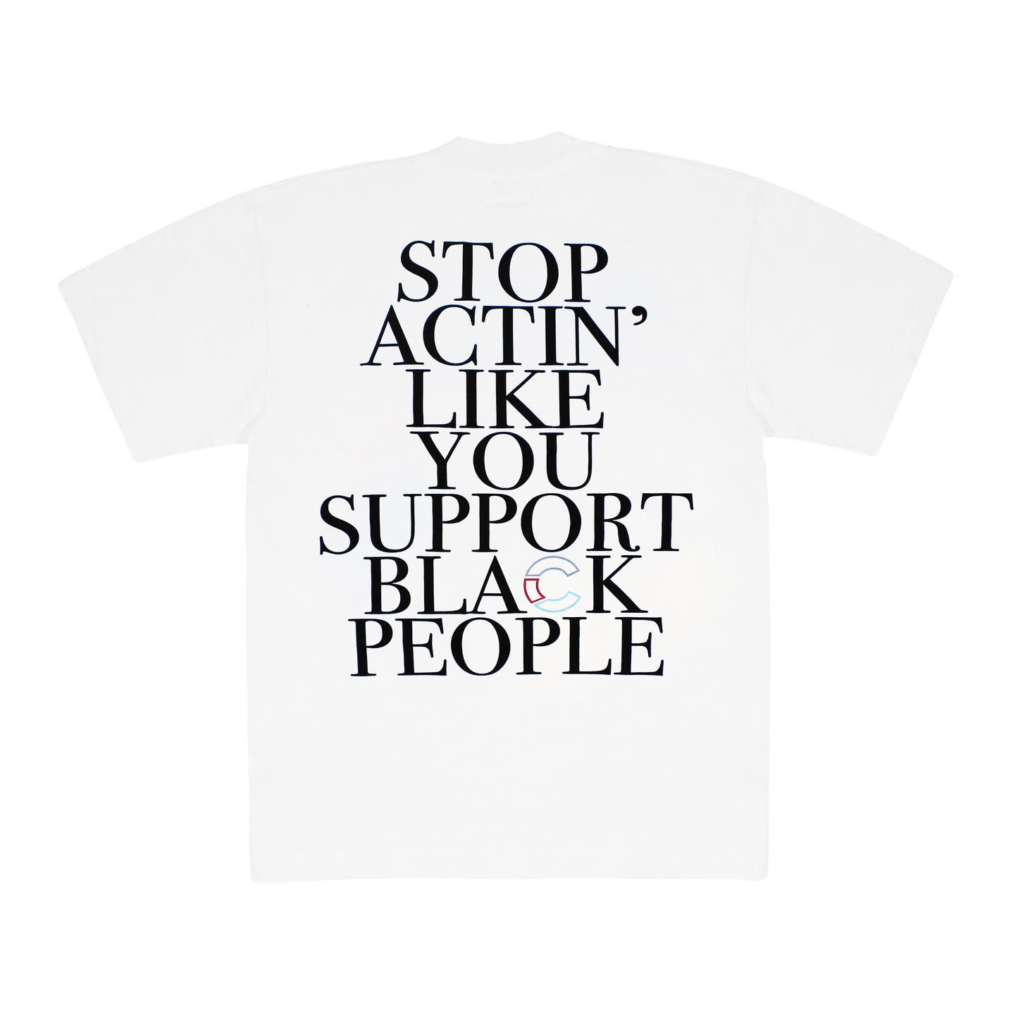 the CRATE Support T-shirt White