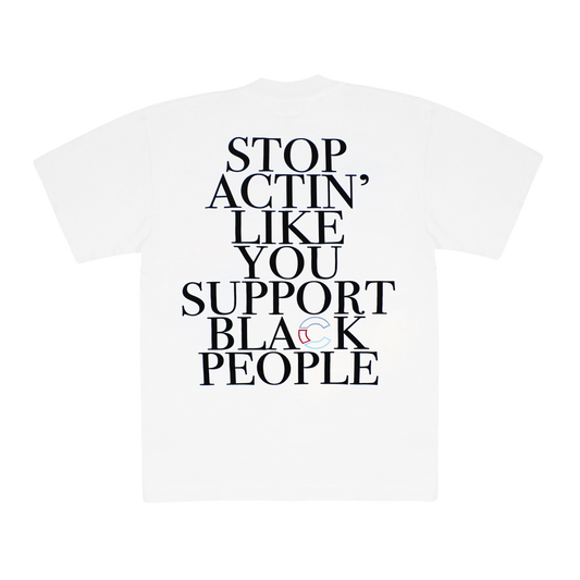 the CRATE Support T-shirt White